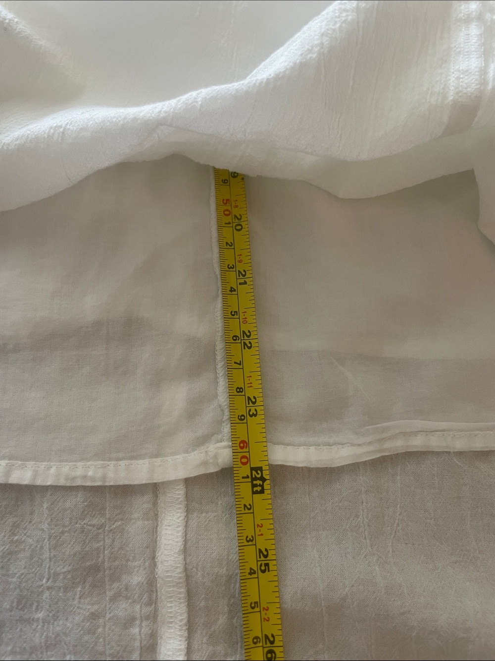 Old Navy 100% Cotton White Tie-Shoulder Maxi Dress - Picture 8 of 8